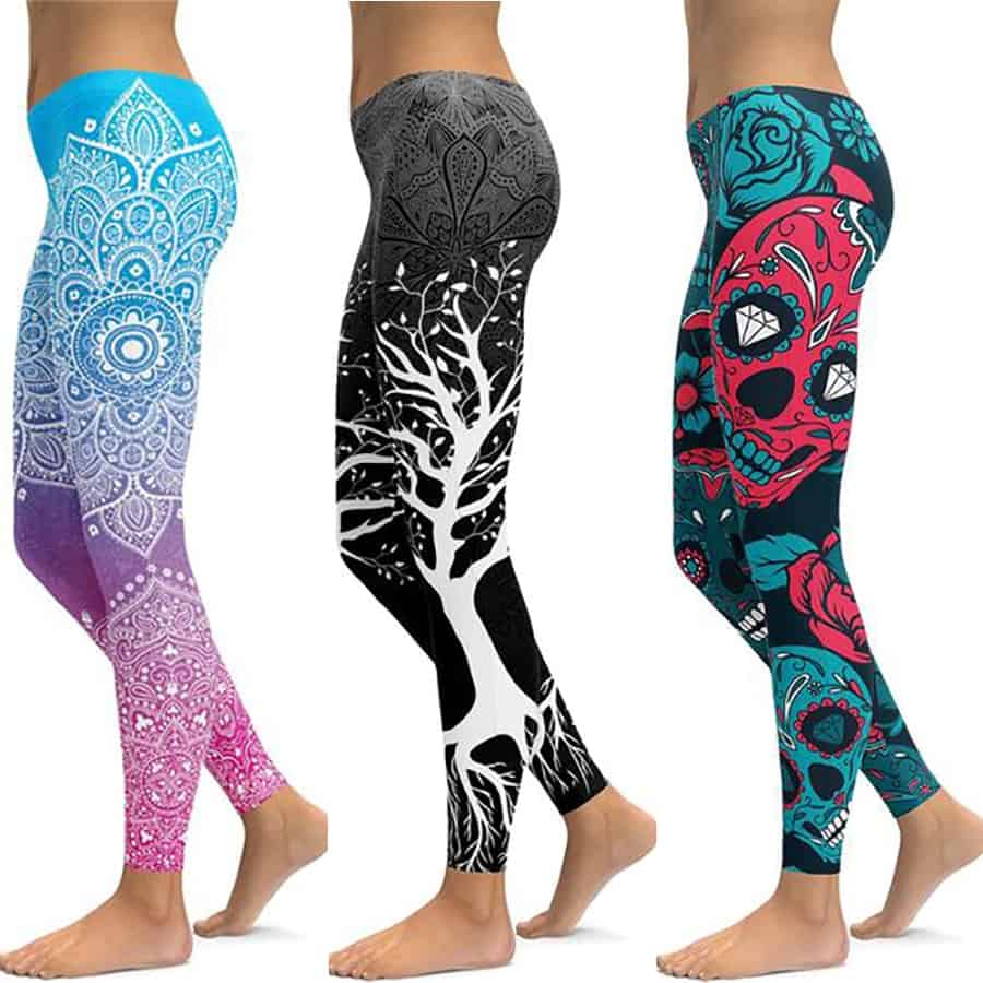 printed yoga leggings